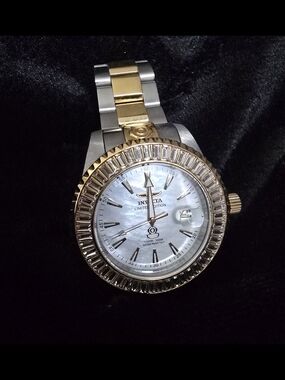 INVICTA Ltd Ed Grand Diver Two-Tone Gold/Silver Watch with MOP Dial - 47mm